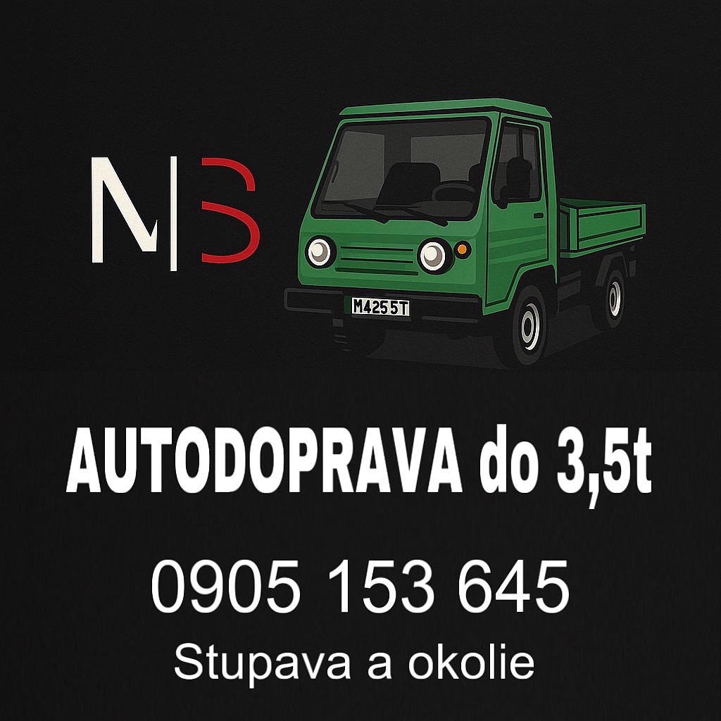 Multicar m25 3s + Autodoprava do 3,5t