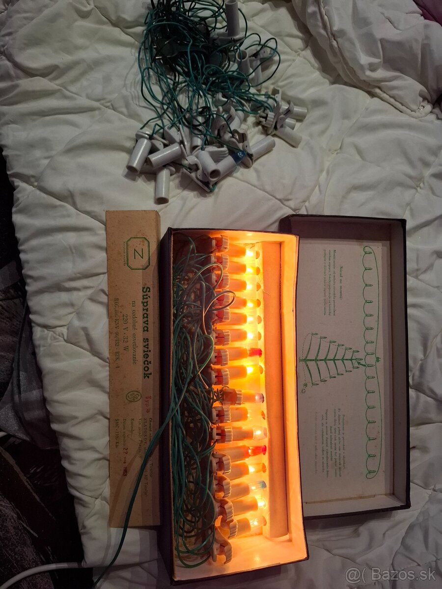 Stare vianočne svetielka