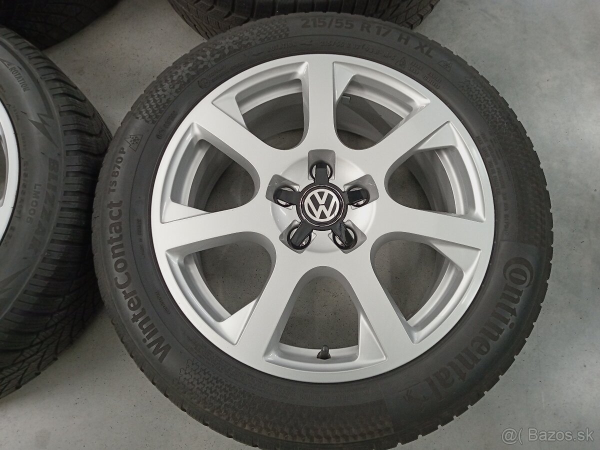 Predam zimne ALU 5x112 R17 7J ET37 VOLKSWAGEN PASSAT B8