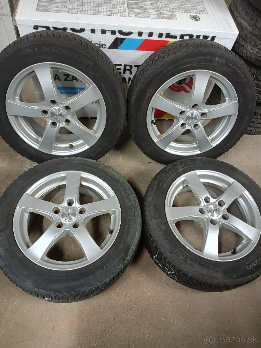 ❄️zimná sada 4ks alu disky 5x112 r16 205/55 r16