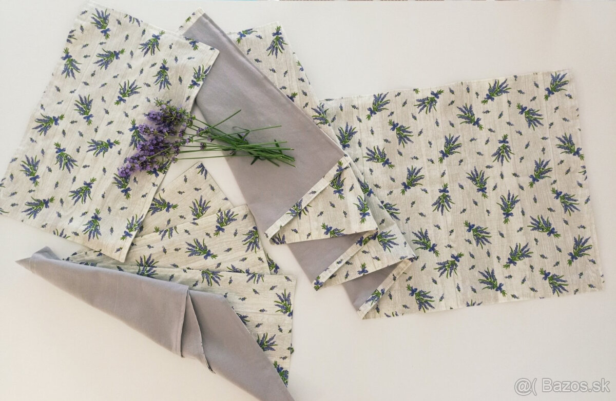 Levanduľové prestieranie