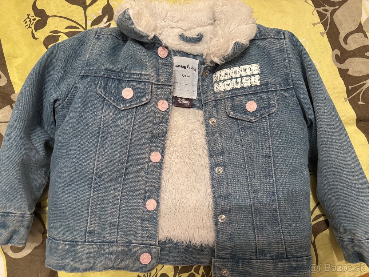 Detska Minnie mouse bunda veľkosť 92