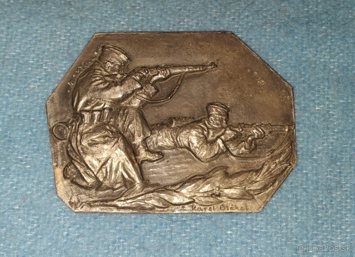 plaketa plastika Karel Otáhal