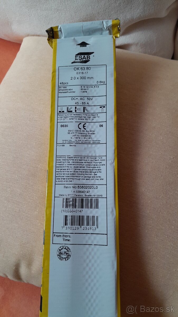 Elektródy na zváranie ESAB