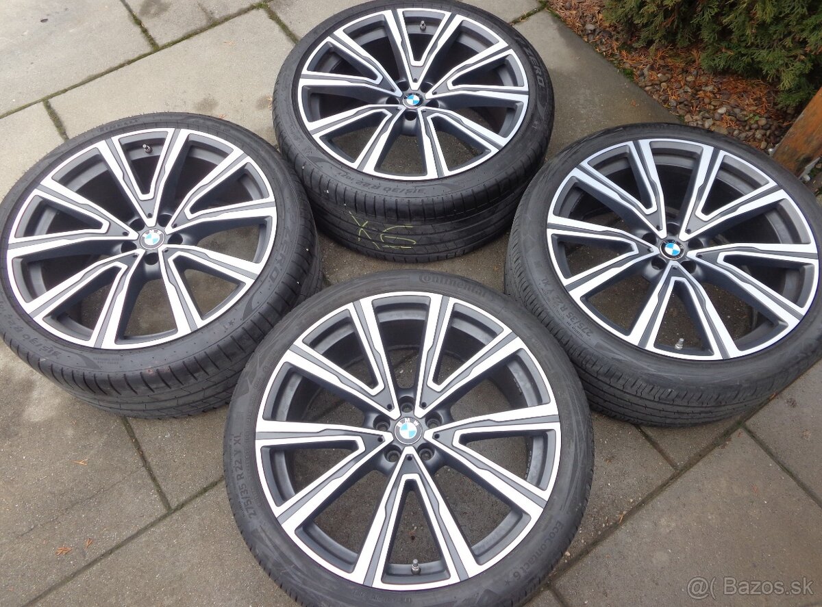 5x112 R22 BMW X5 G05 / X6 G06 original letna sada kolies