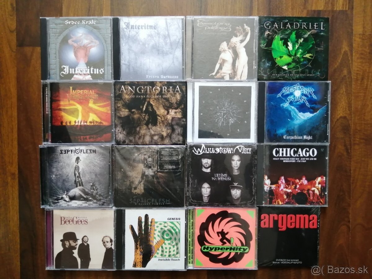 ROCK-METALOVÉ CD,DVD CZ,SK ,ZAHRANIČNÉ