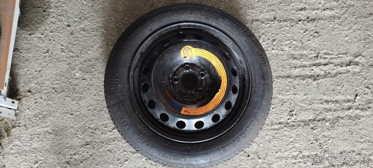 Náhradné rezervné koleso ALFA ROMEO 147 5x98 125/80 R15.