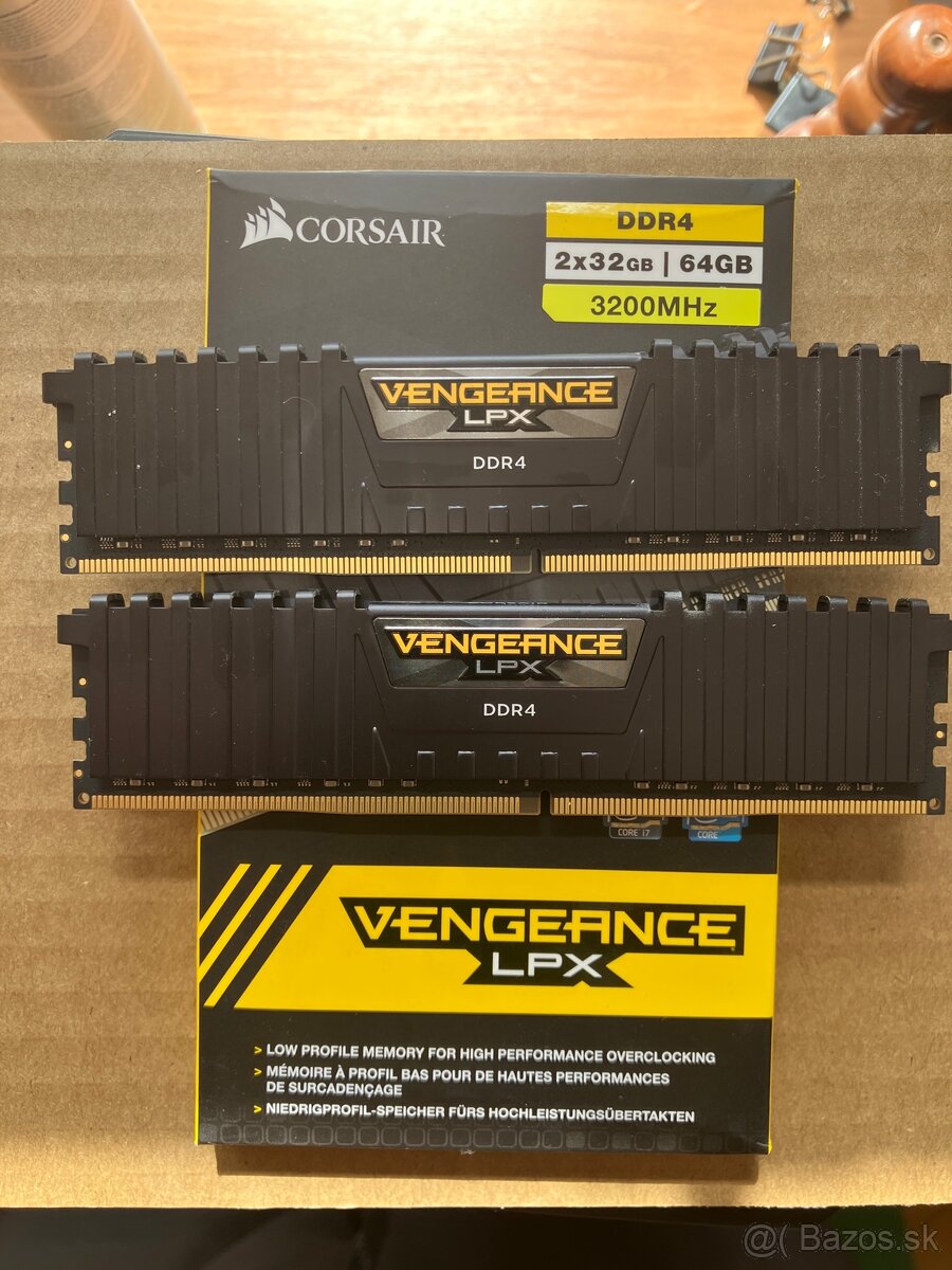 Corsair Vengeance LPX DDR4 64GB (2×32GB) 3200MHz