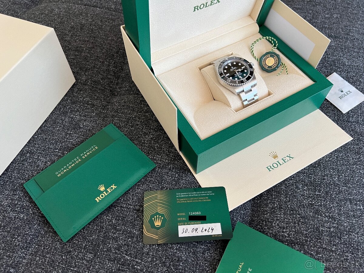 NOVÉ Rolex Submariner NO DATE - 124060 - záruka do 9/2029
