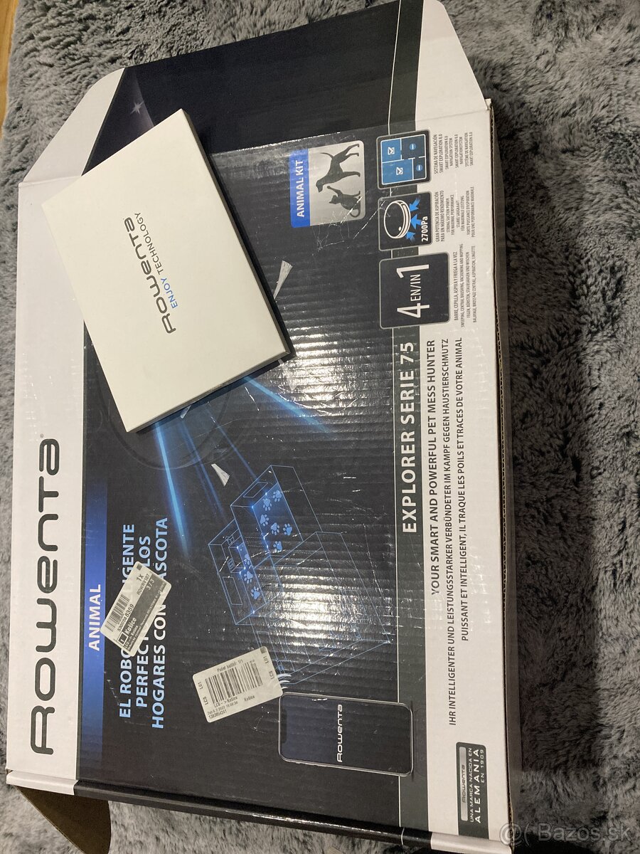 Rowenta X-Plorer Serie 75 – ako nový, s mopom, kompletné bal