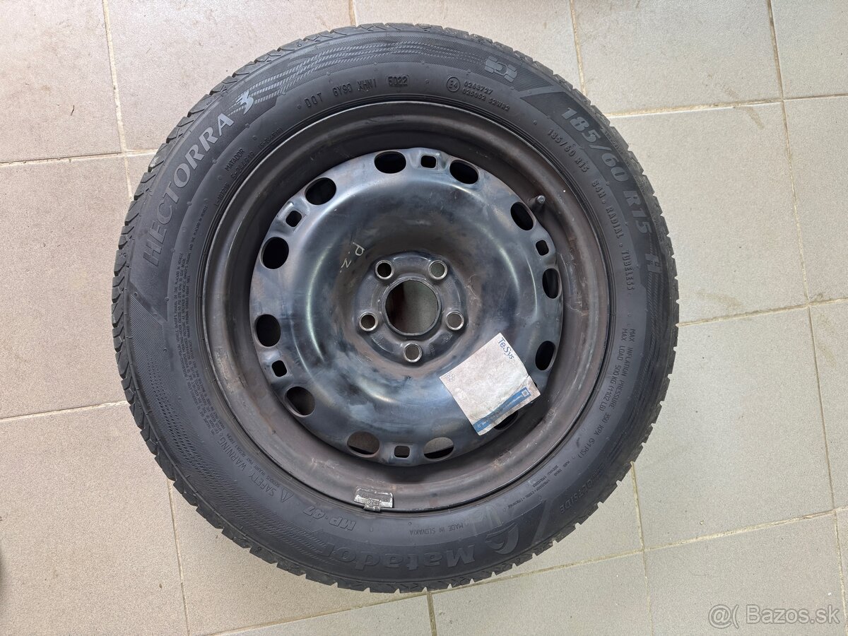 Letné pneumatiky na diskoch – 185/60 R15