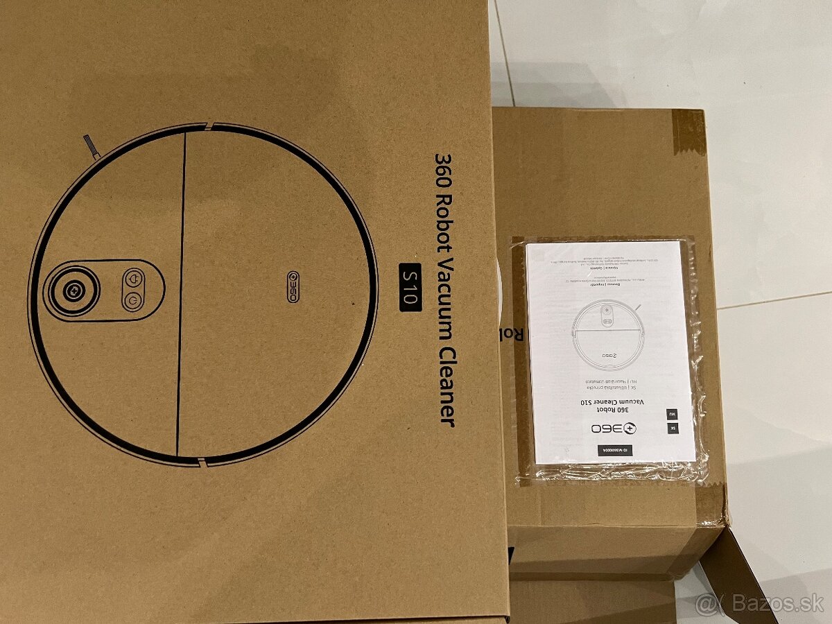 Rob.vysavac 360 S10 s mopom