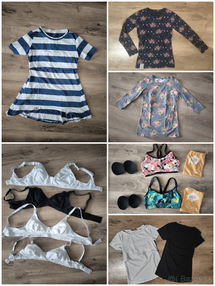 Tričká a podprsenky na dojčenie
