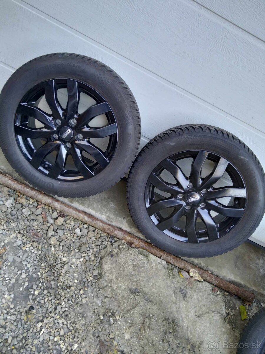 Alu 5 x 112 R 16 + zimné pneu CONTINENTAL.
