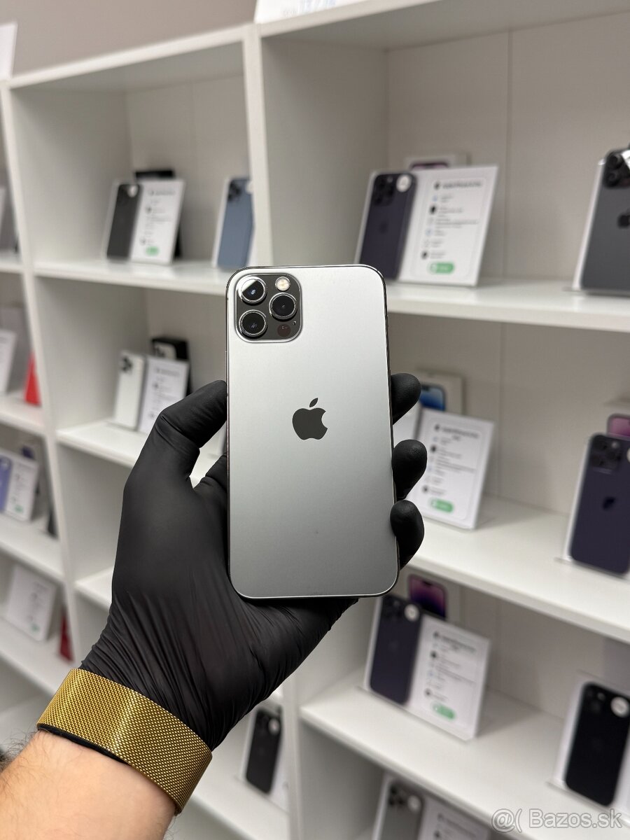 ZÁRUKA 2 ROKY /  Apple iPhone 12 Pro 512GB Graphite, 100%