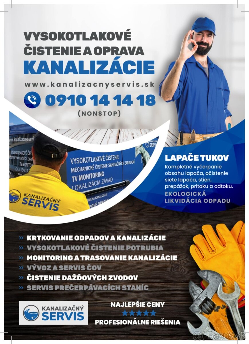 Krtkovanie čistenie kanalizacie