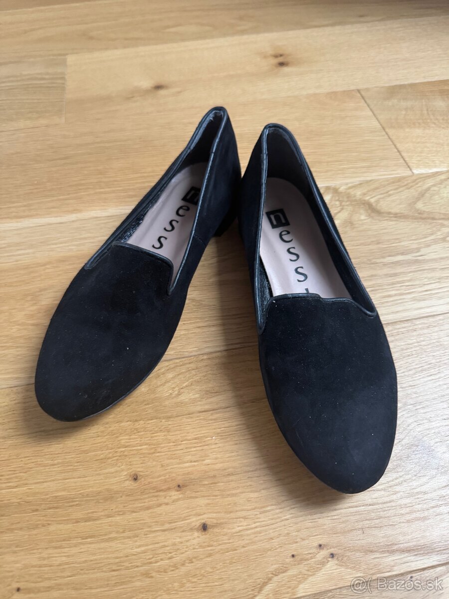 damske cierne mokasiny v.37
