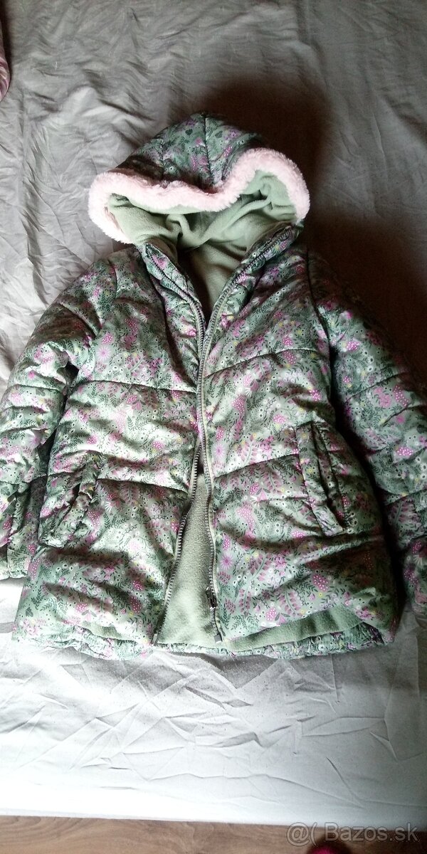 Zimná dievčenská bunda 134