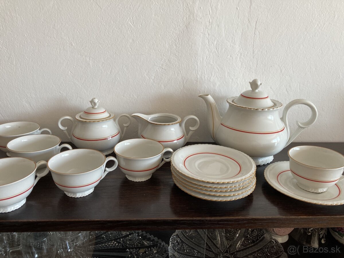 čajová kávová súprava