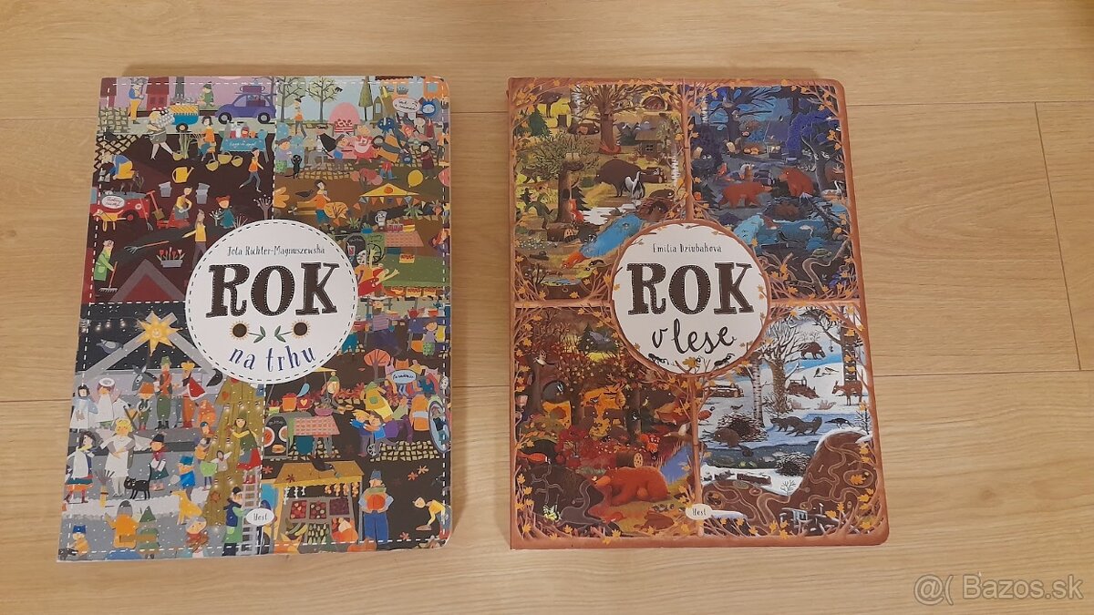 kniha rok v lese / rok na trhu