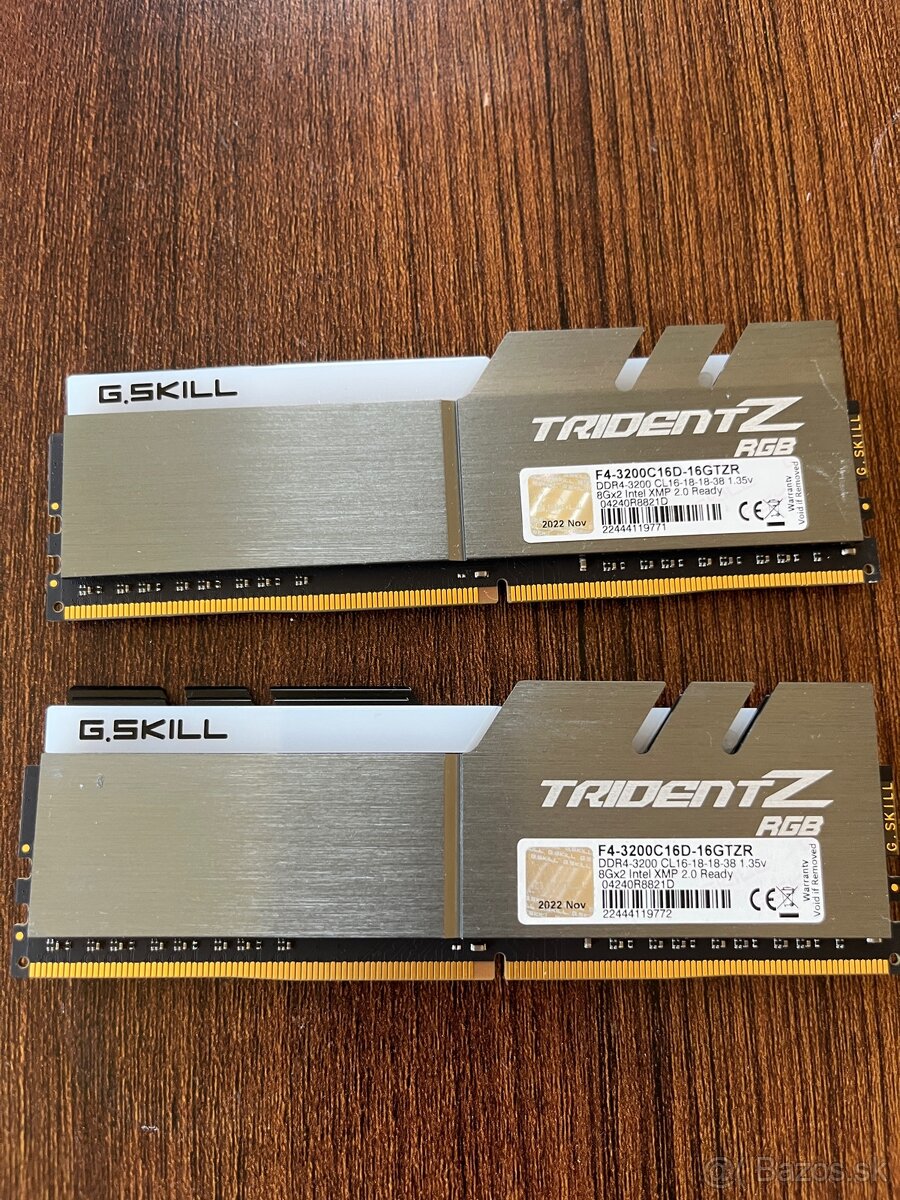 G.SKILL TRIDENT Z RGB DDR4 3200 16 GB