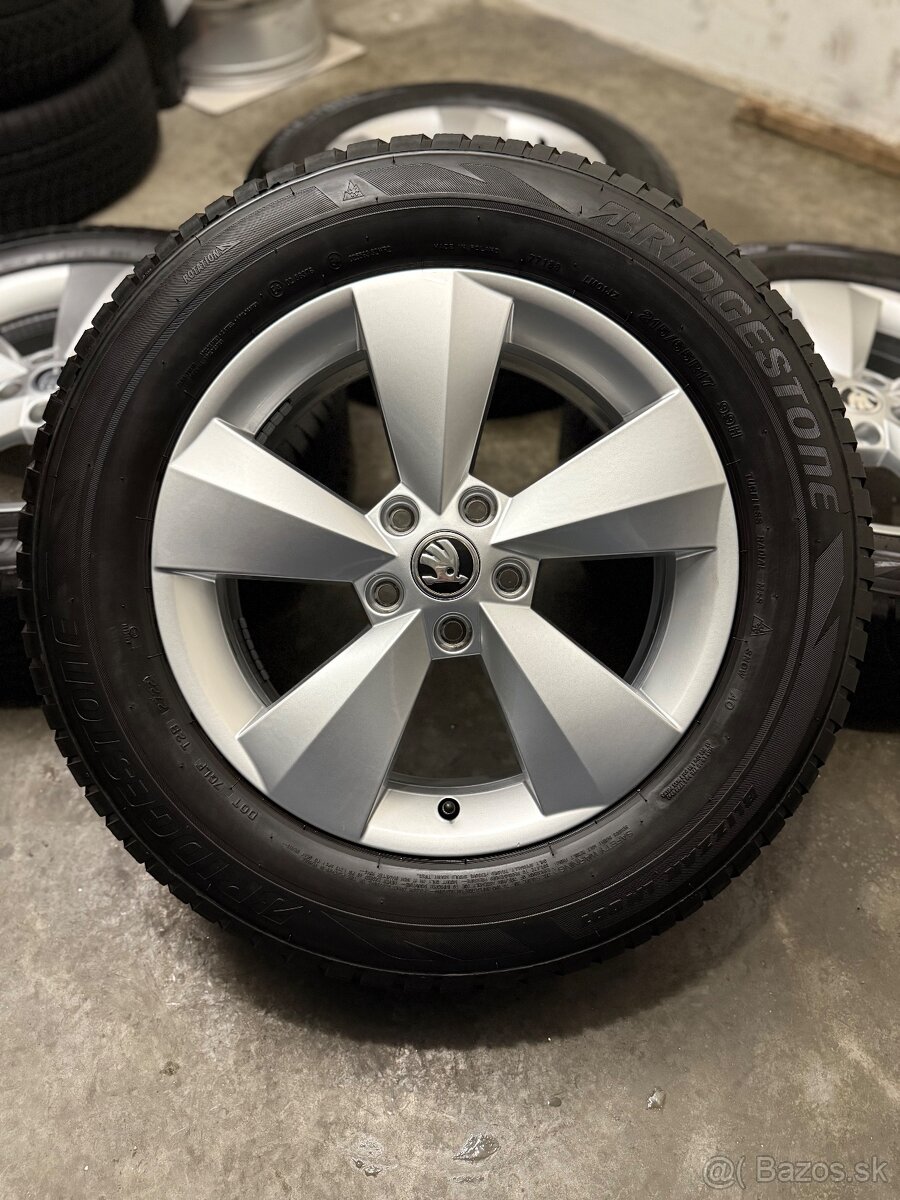 Zimná sada Škoda Nanuq 5x112 R17 , 215/65/17 - Kodiaq Tiguan