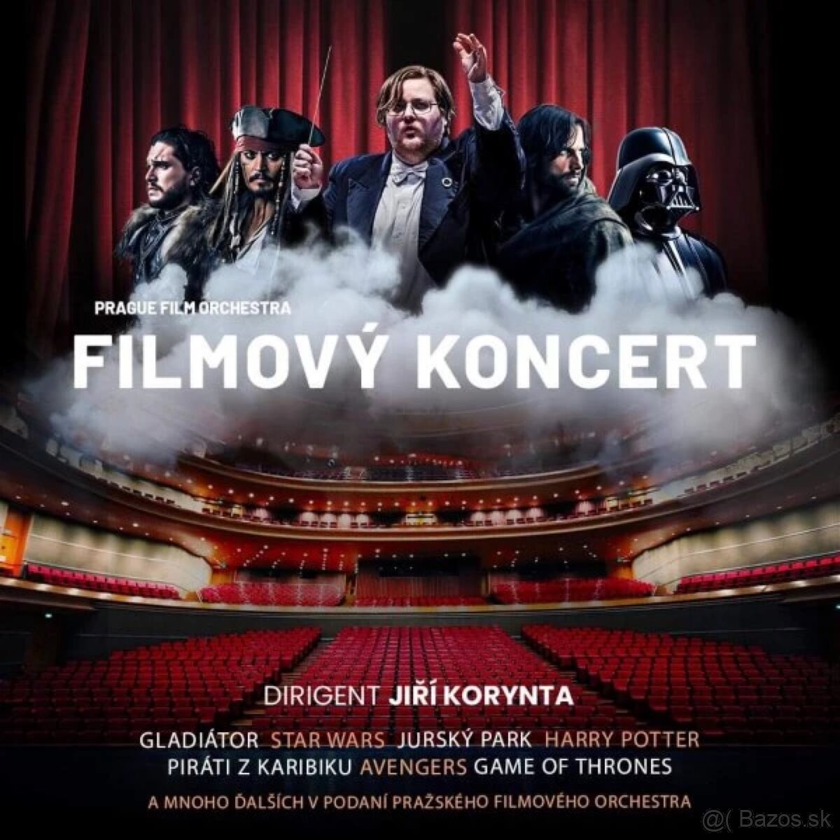 Predám 2 vstupenky na koncert filmovej hudby v PN