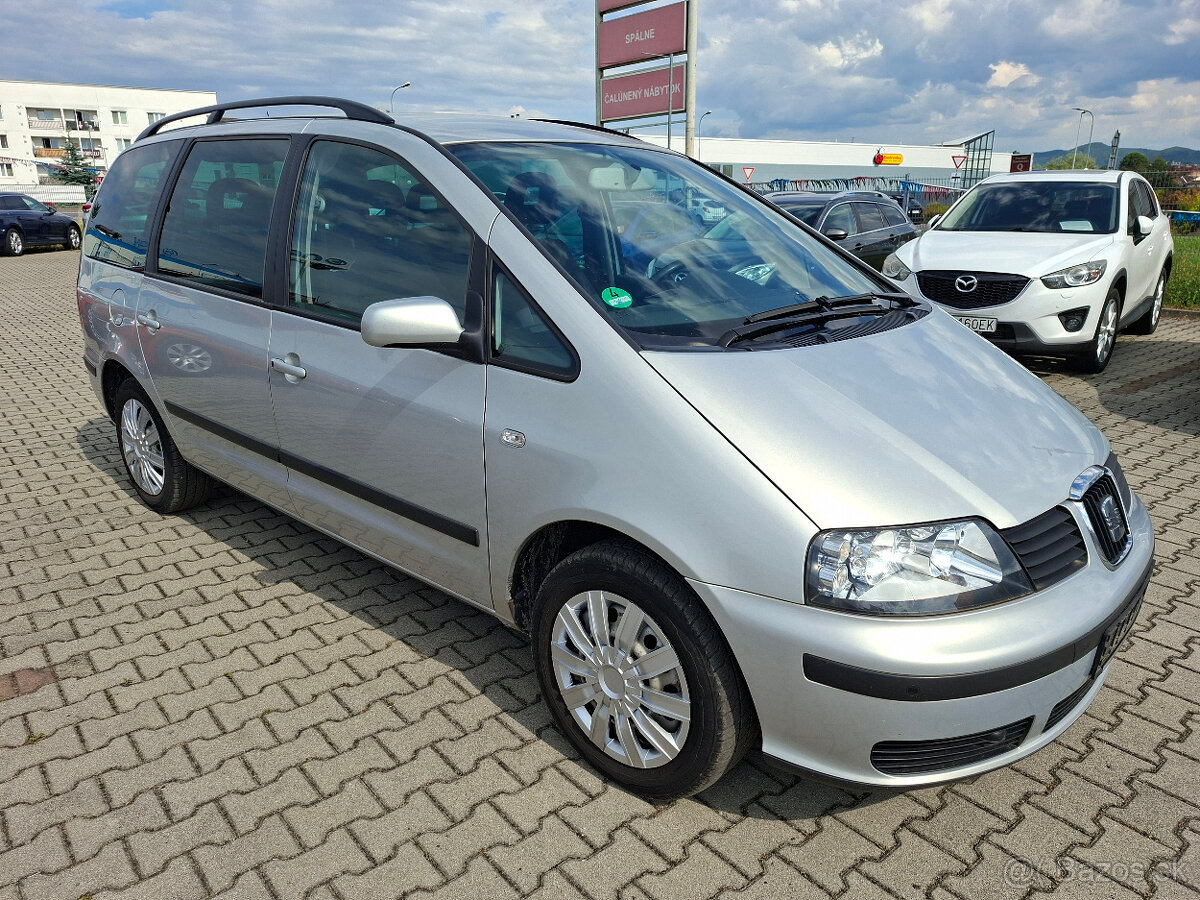 Seat Alhambra 1.9 TDi, 85 kW, 6 rýchlostný manuál