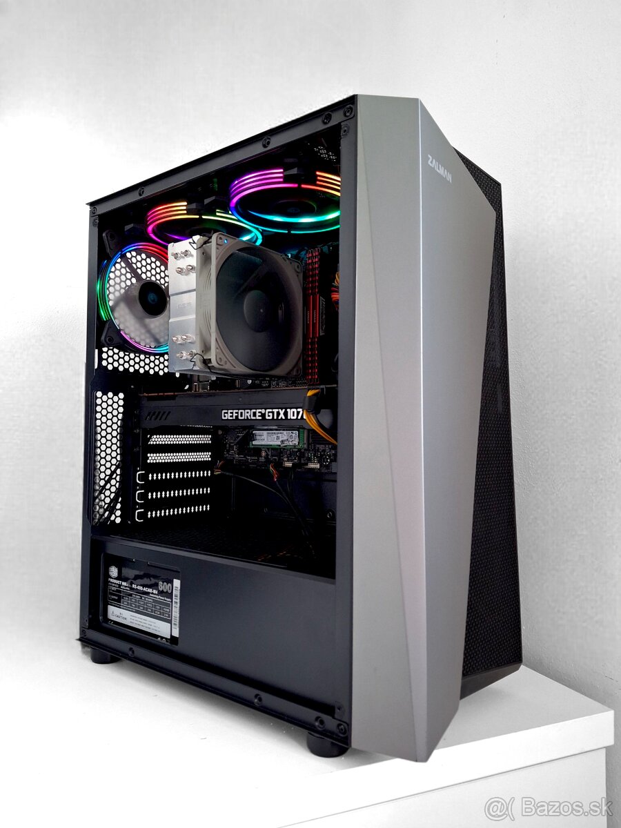 Intel i5 10400F/ GTX 1070 8GB/ 16GB RAM/ 512 SSD + HDD/ 600W