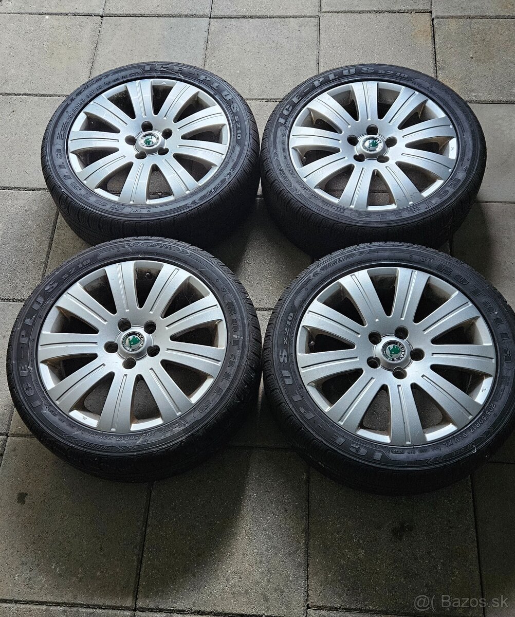 5x112 R17 205/50 R17 Skoda