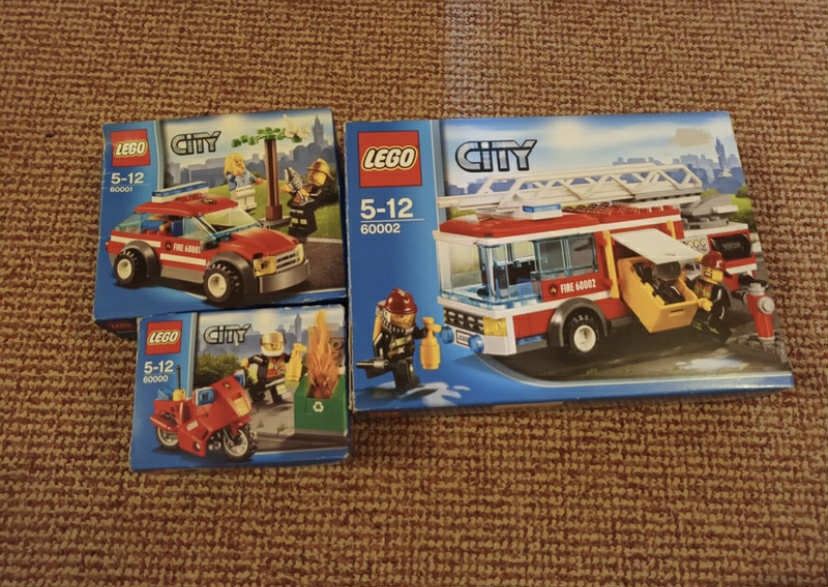 Lego city 60000, 60001, 60002