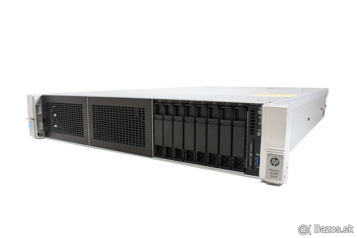 HP DL380 Gen9 - 2xE5-2690v3,256GB DDR4,8x 900GB HDD SAS