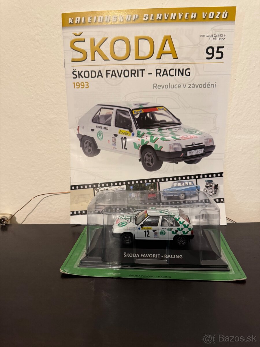Škoda Favorit - Racing Monte Carlo - 1:43 - Deagostini