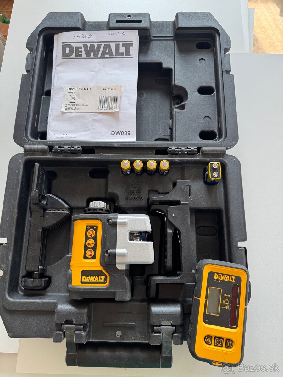 Laserový nivelak Dewalt