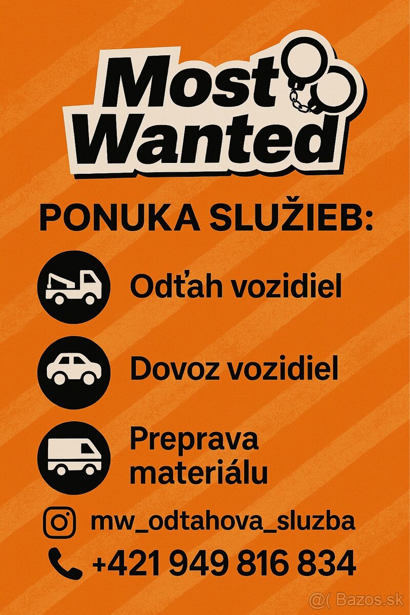 Odťahová služba MostWanted