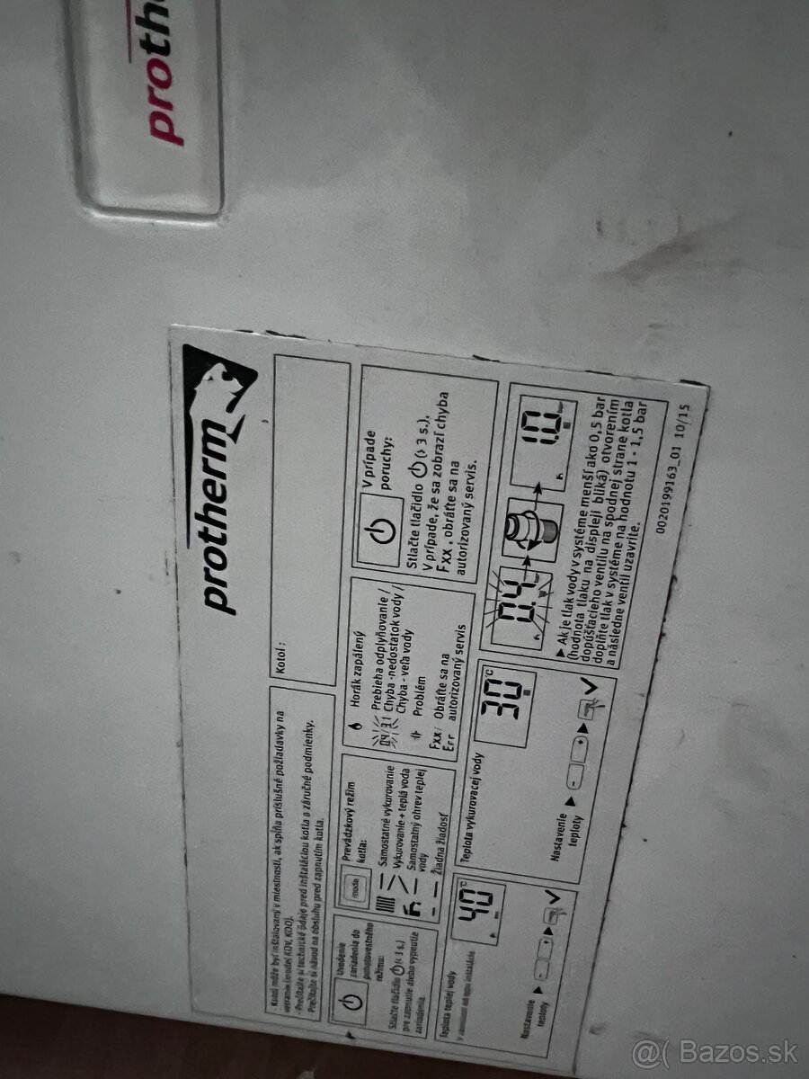 Kondenzačný plynový kotol Protherm Gepard Condens