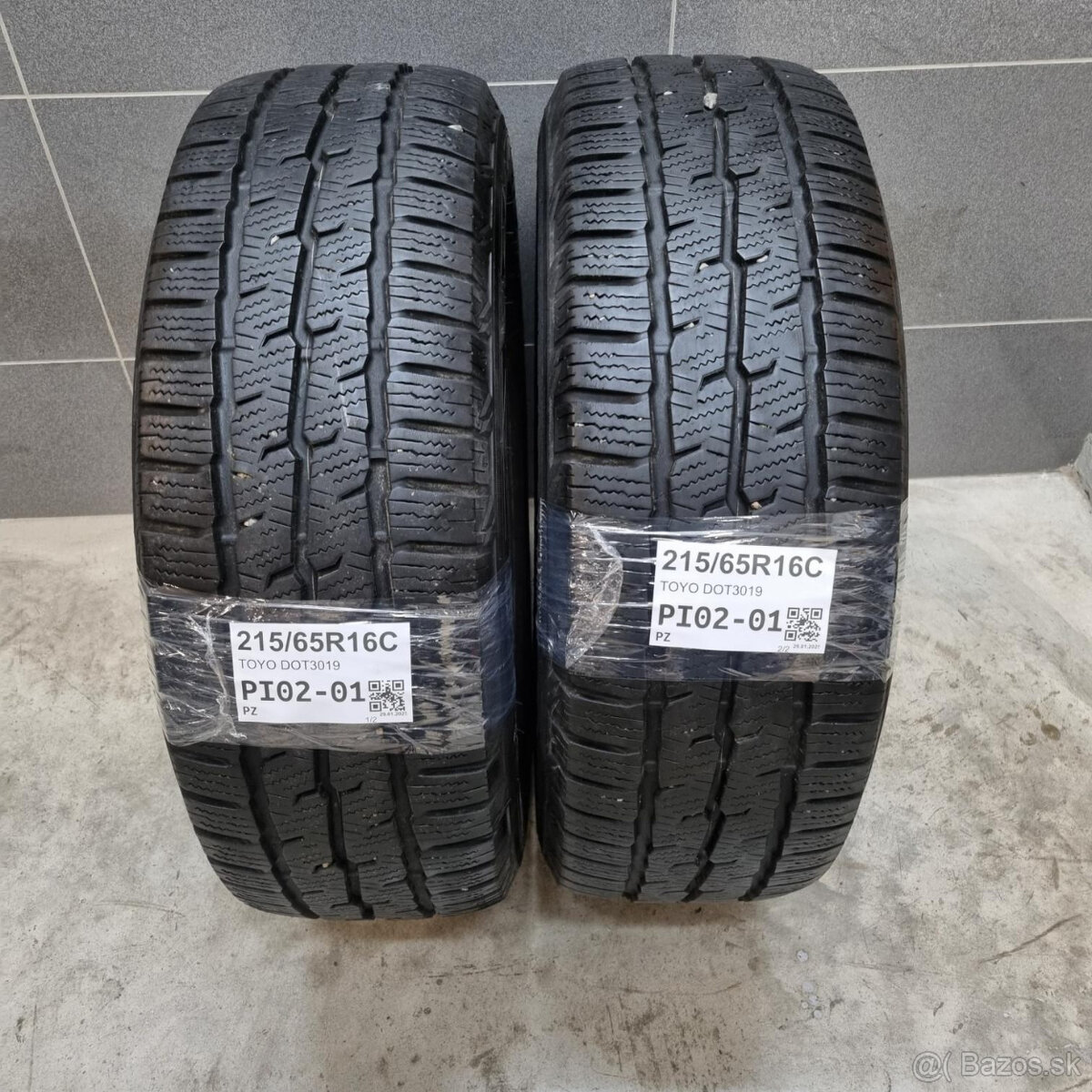 Dodávkové zimné pneu 215/65 R16C TOYO DOT3019