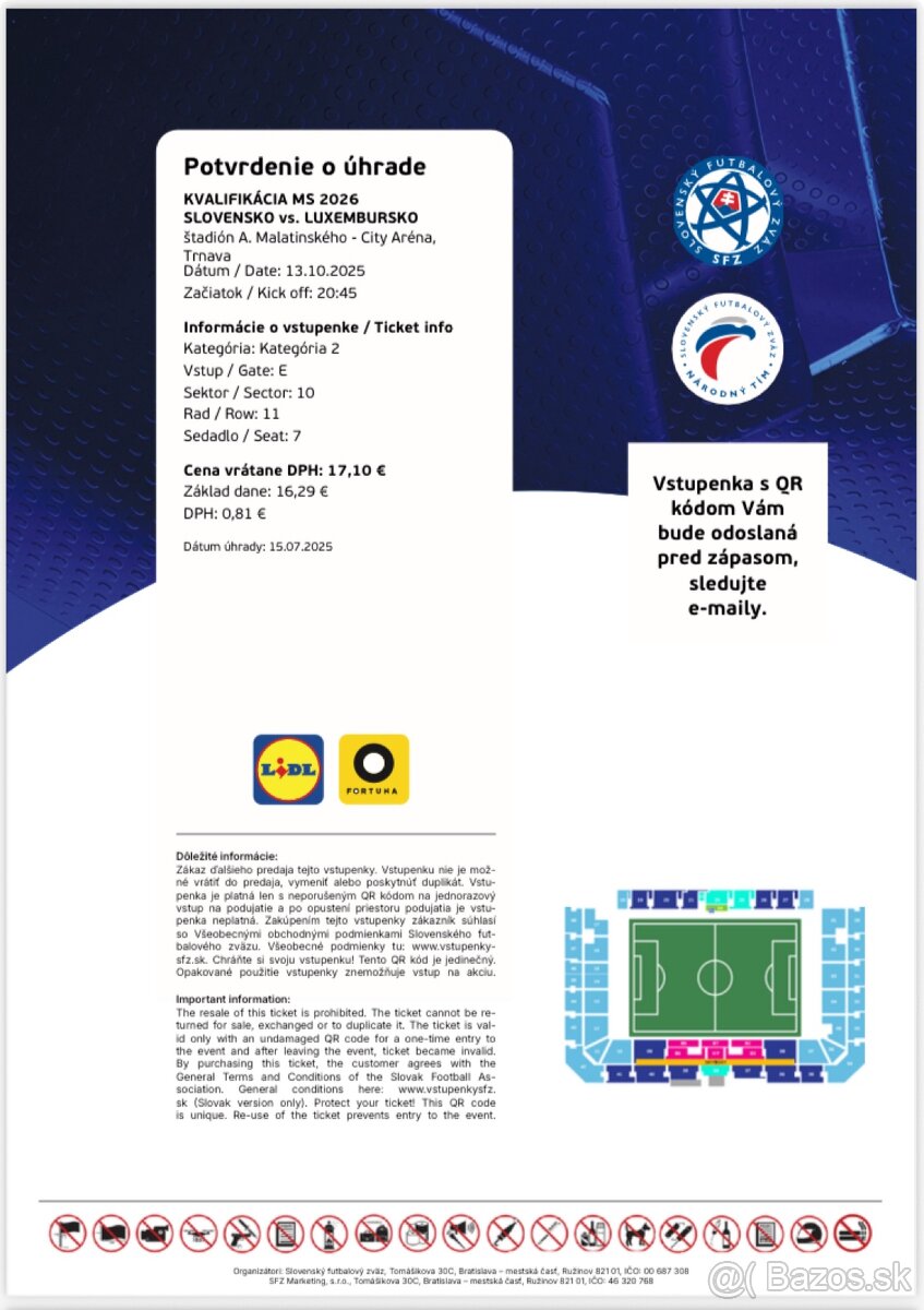 Slovensko vs Luxembursko kvalifikácia MS – TOP miesta