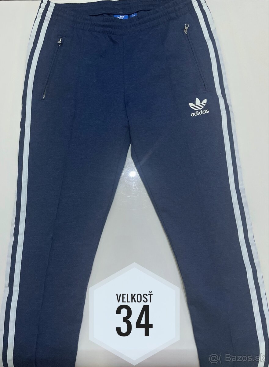 Detské dámske tepláky Adidas veľkosť 34