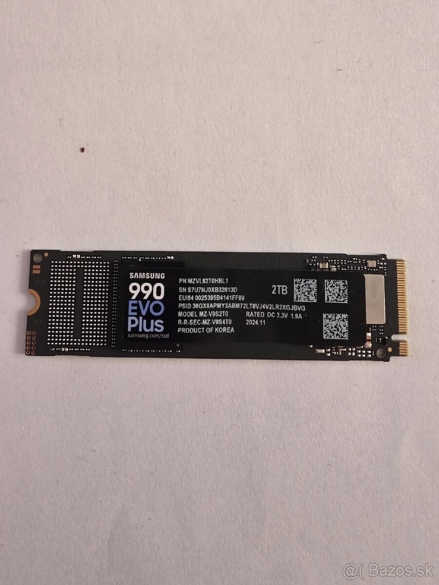 Predám Samsung SSD 990 EVO Plus M.2 2TB