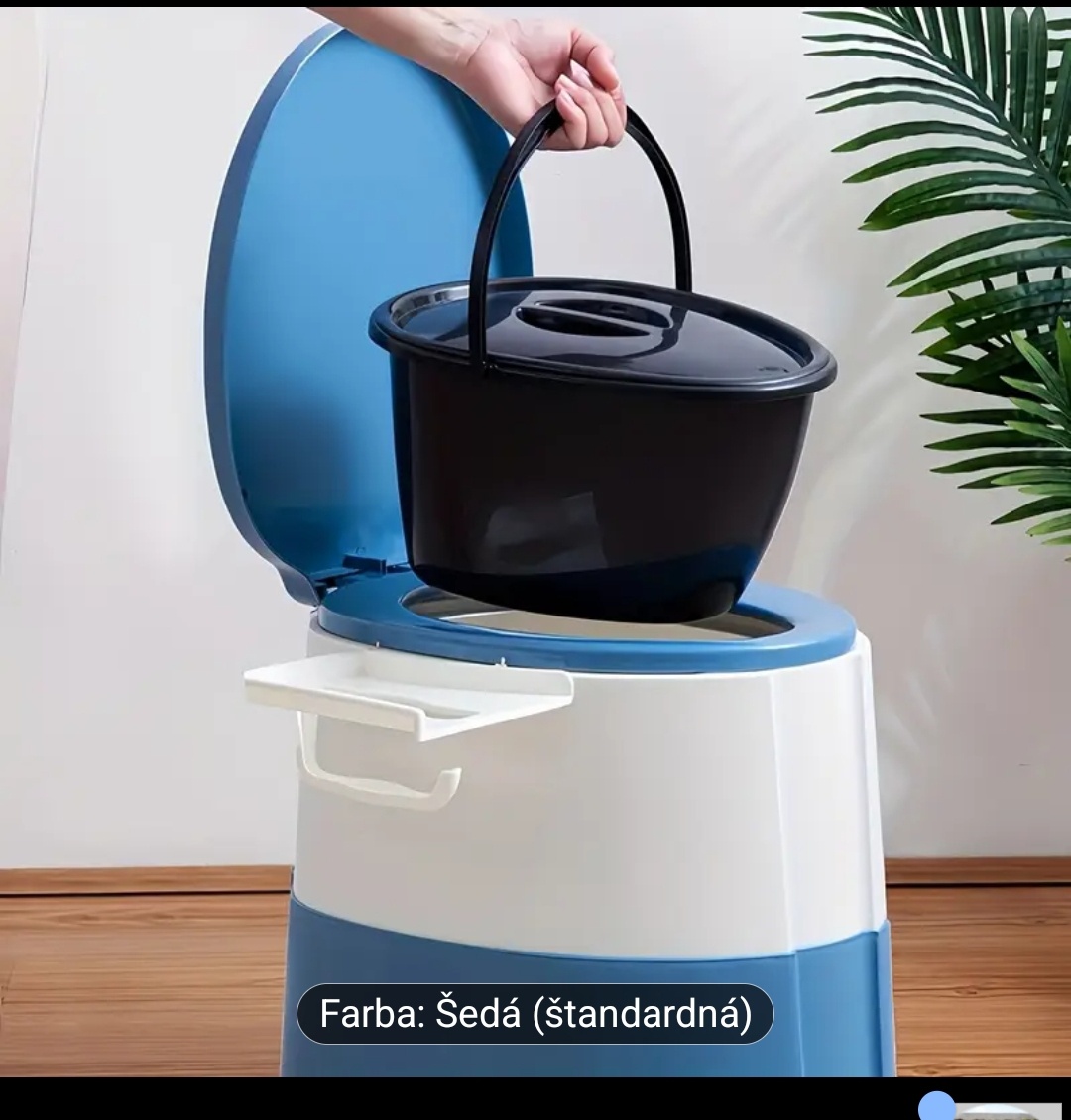 Prenosná toaleta modrá