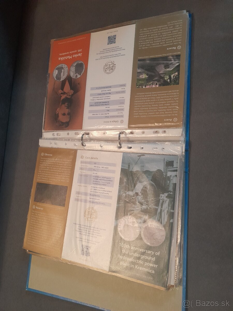 Predám letáky NBS k minciam