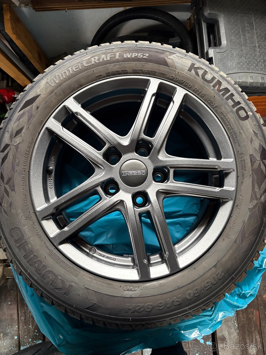 Zimné komplety 5x114,3 r16 205/60 r16