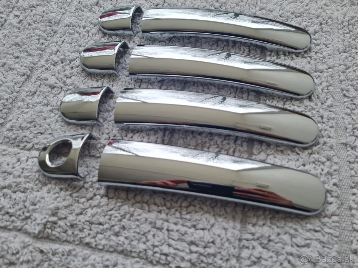 Chromové krytky klučiek ŠKODA VW SEAT