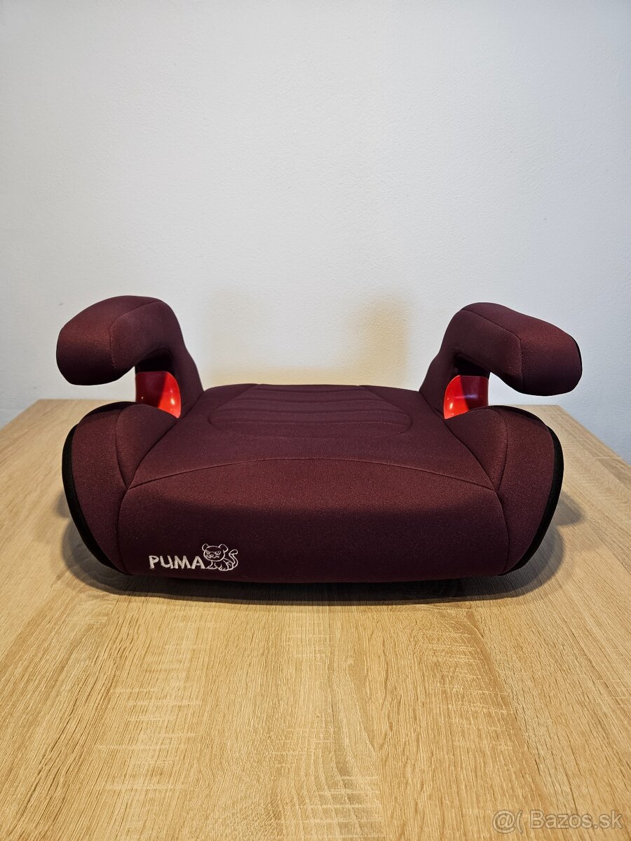 Autosedačka - podsedák CARETERO Puma Isofix Bordová