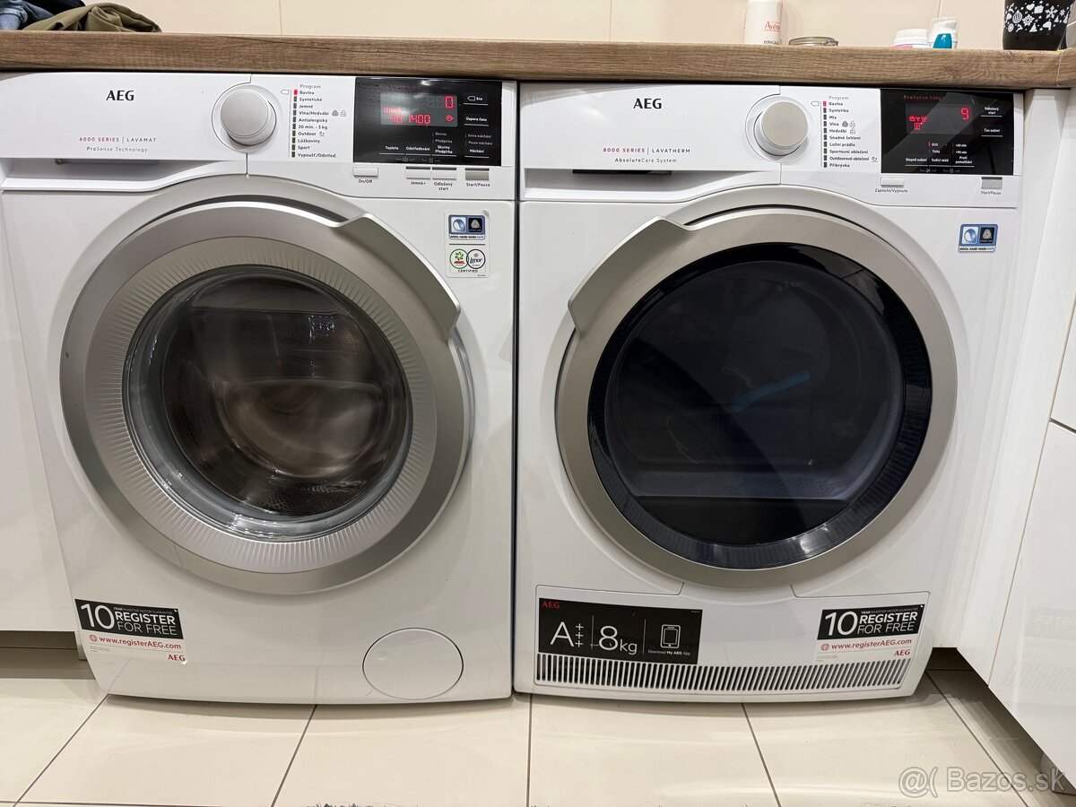 Práčka a sušička AEG