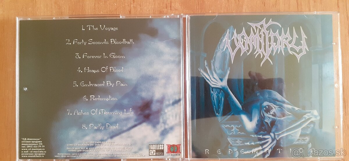 metal CD - VOMITORY - Redemption