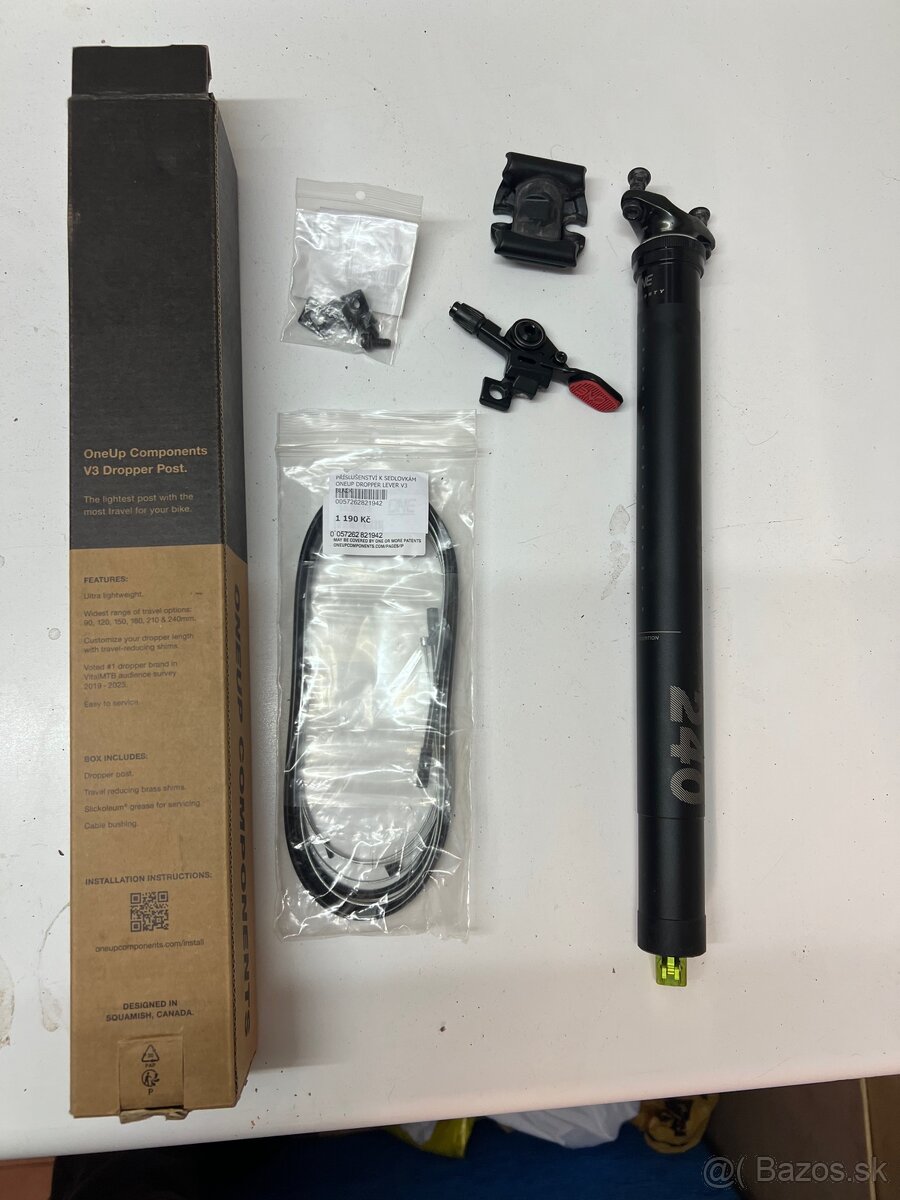 OneUp V3 30,9 - 240mm teleskopicka sedlovka