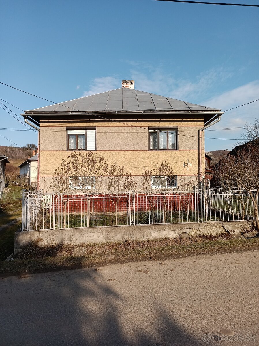 Predaj rodinného domu