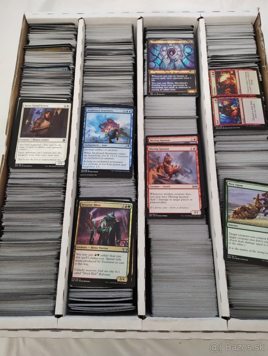 Predám 20000 Magic the Gathering Kariet